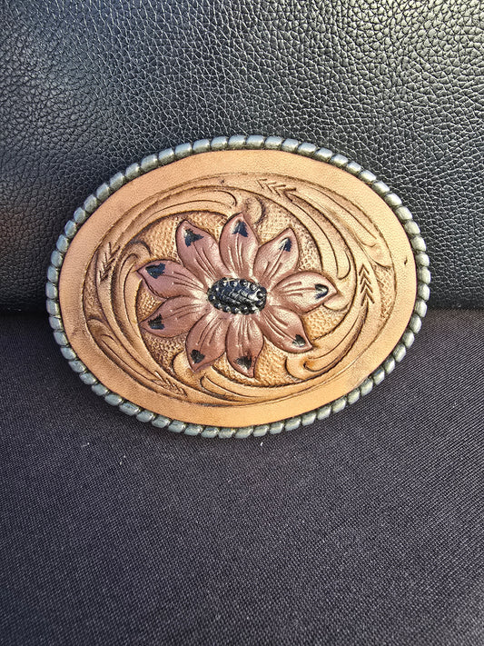 Sunflower Belt Buckle