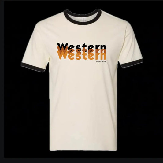 Vintage Western Ringer Tee