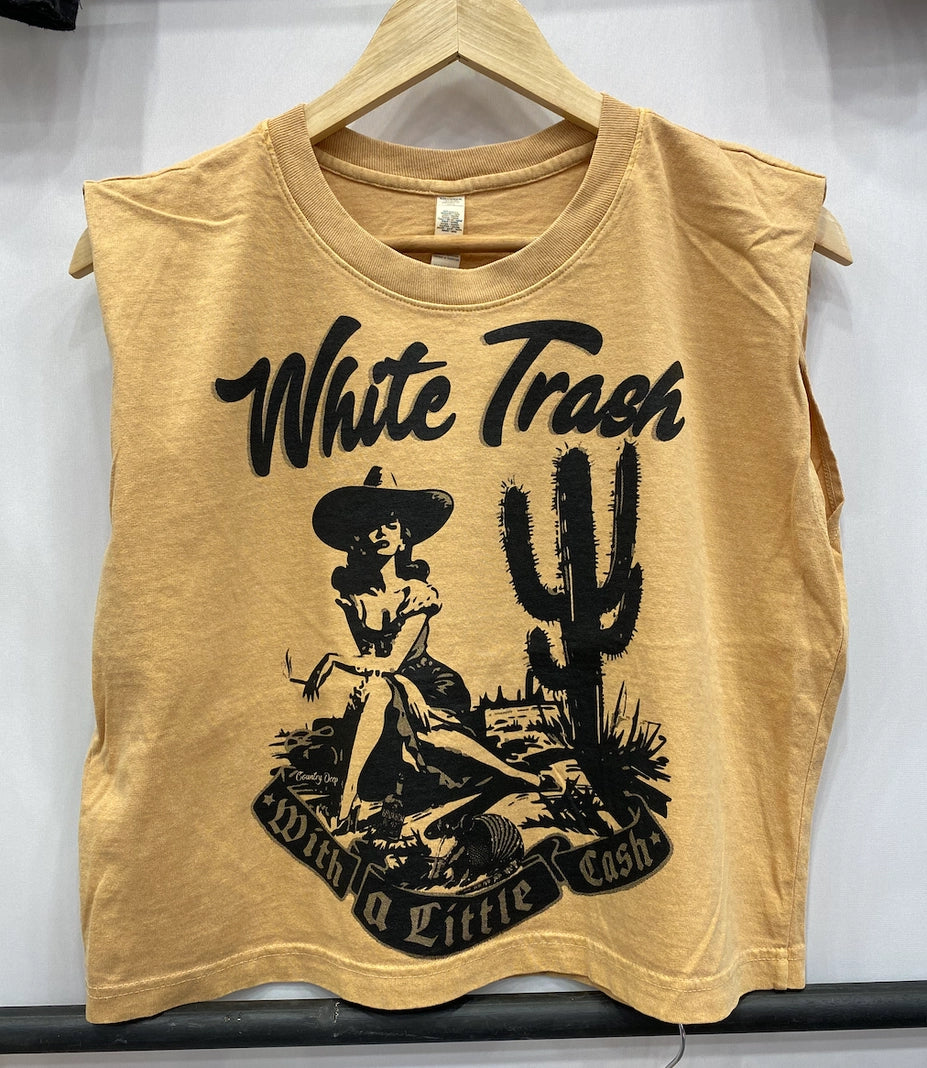 White Trash With a Lil Cash Boxy Tee