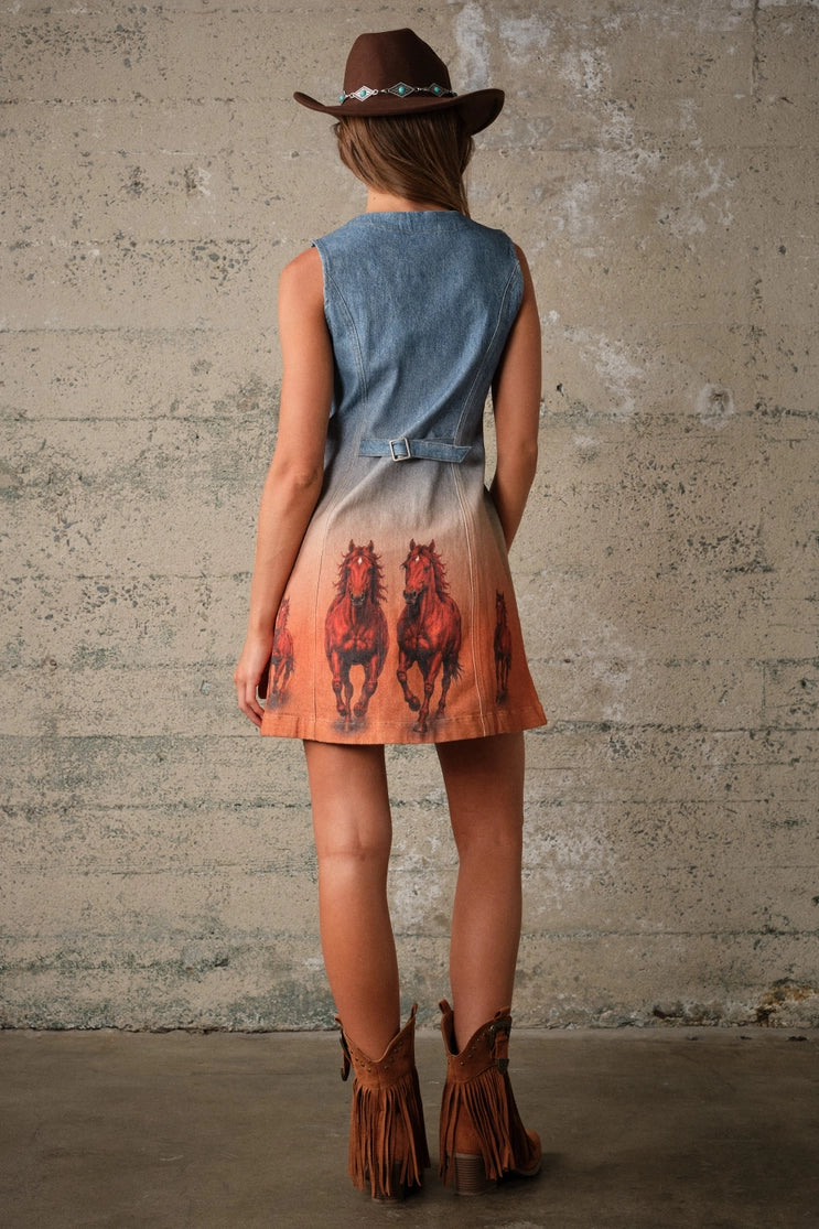 Wild Horse Fit n Flare Dress